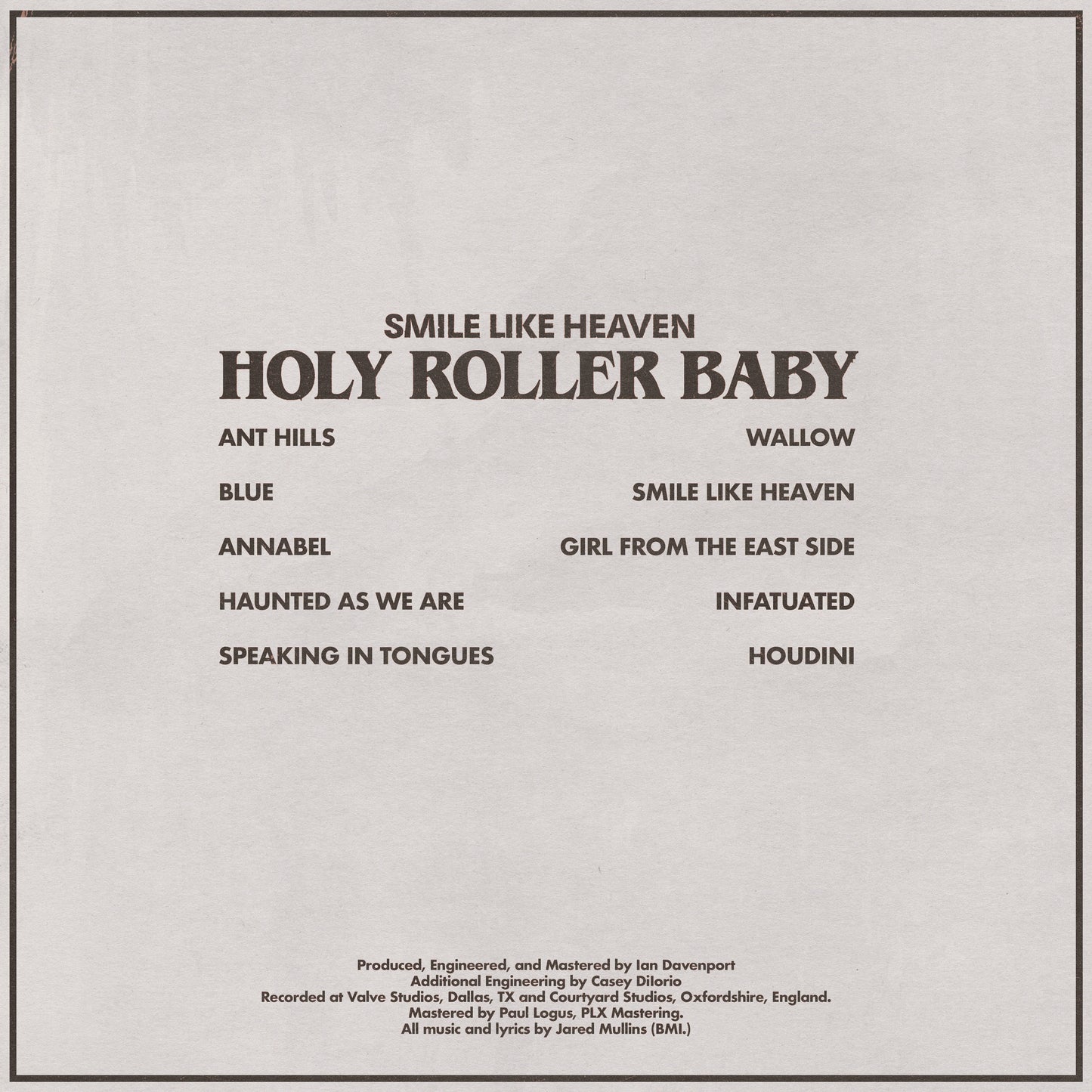 Smile Like Heaven LP Vinyl (Limited!)